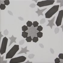 RIDDLER - 6X6, NOIR GEM, MATTE